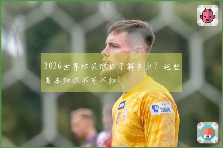 2026世界杯买球你了解多少？这些基本知识不可不知！